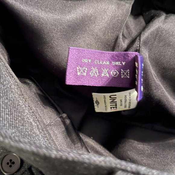 Ralph Lauren Collection Vintage Women Wool Stirrup Pant 2 Purple Label USA Union - Picture 10 of 10